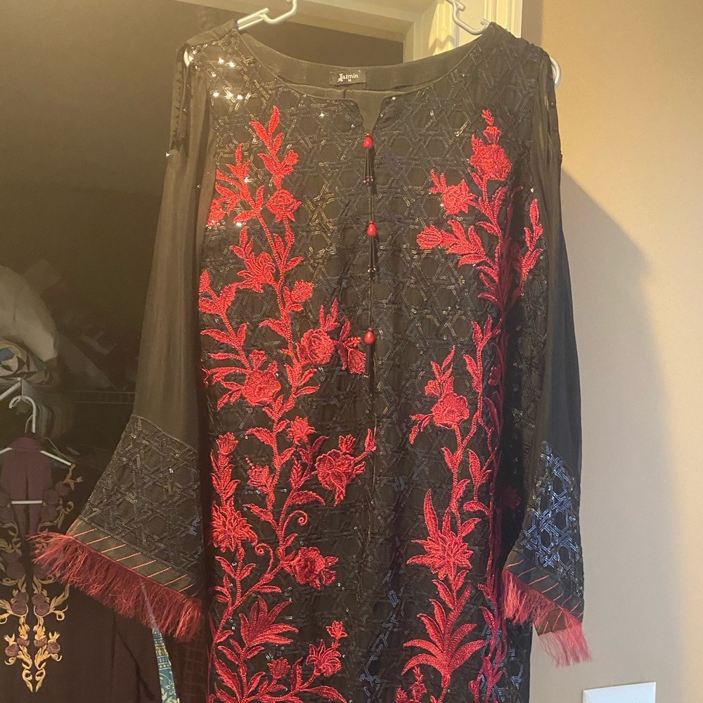 New Jazmin M 2 piece Party dress tunic Pakistani